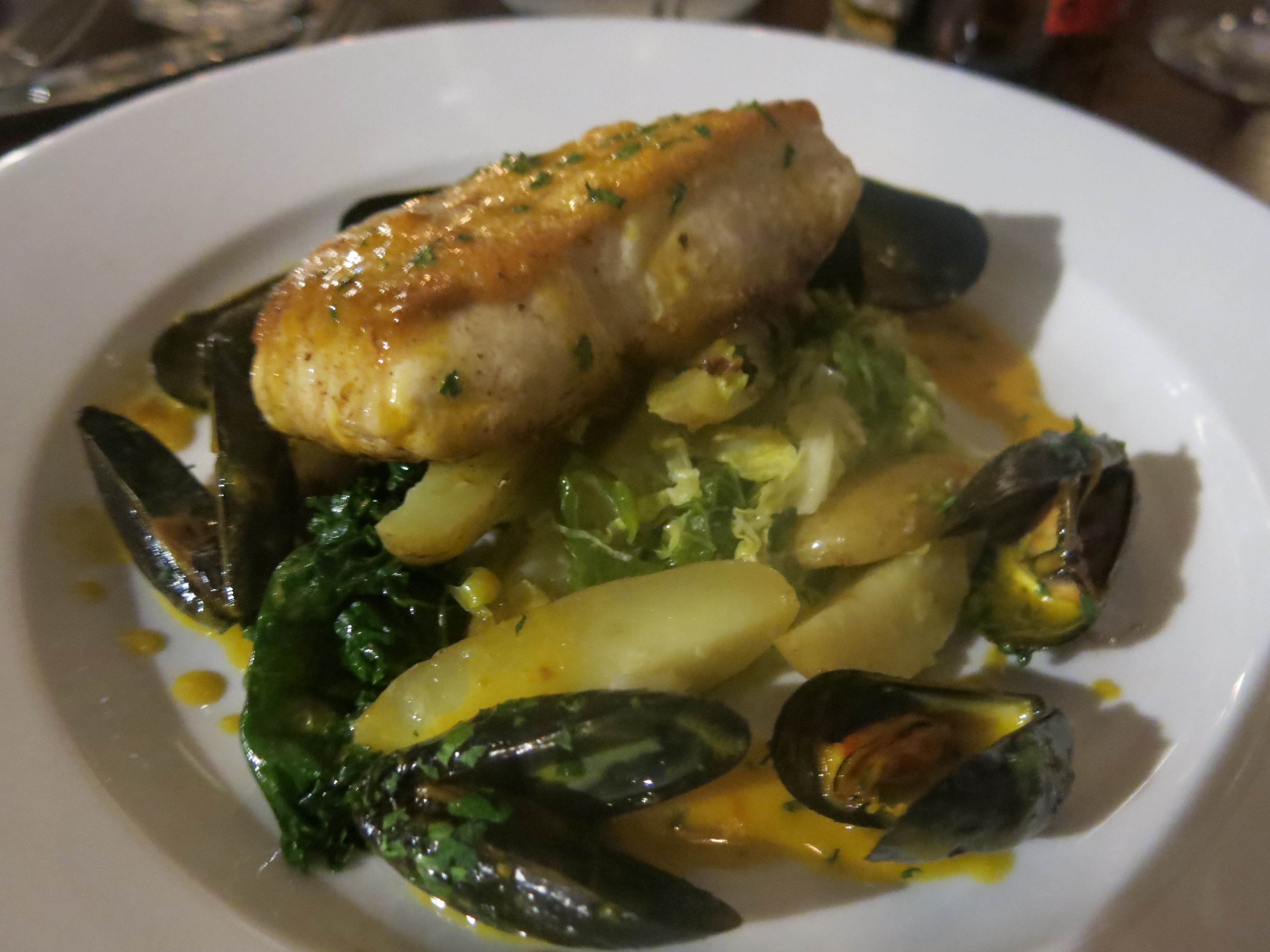 DISH OF THE WEEK Halibut, saffron and mussel beurre blanc at TNQ